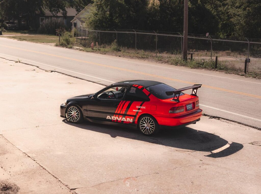 Vehicle half wrap